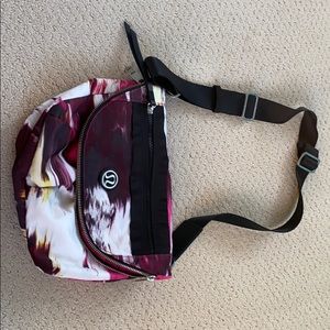 Authentic Lulu Lemon crossbody fold over bag